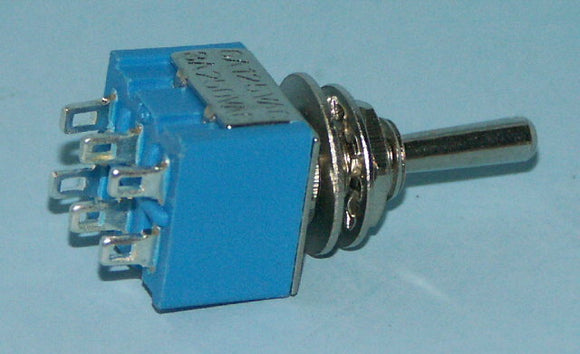 M203 DPDT On-Off-On Center Off Miniature Toggle Switch