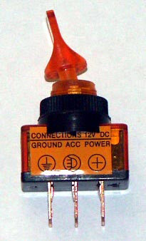 12 Volt Lighted Toggle Switch