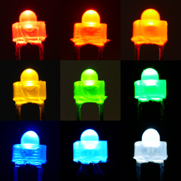 1.8mm Color Diffused Lens LEDs (25)