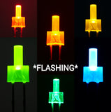 2mm Flashing Color Diffused Lens LEDs (5)