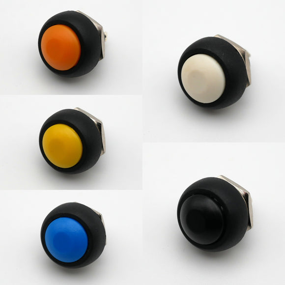 Short Round Plastic Momentary Pushbuttons